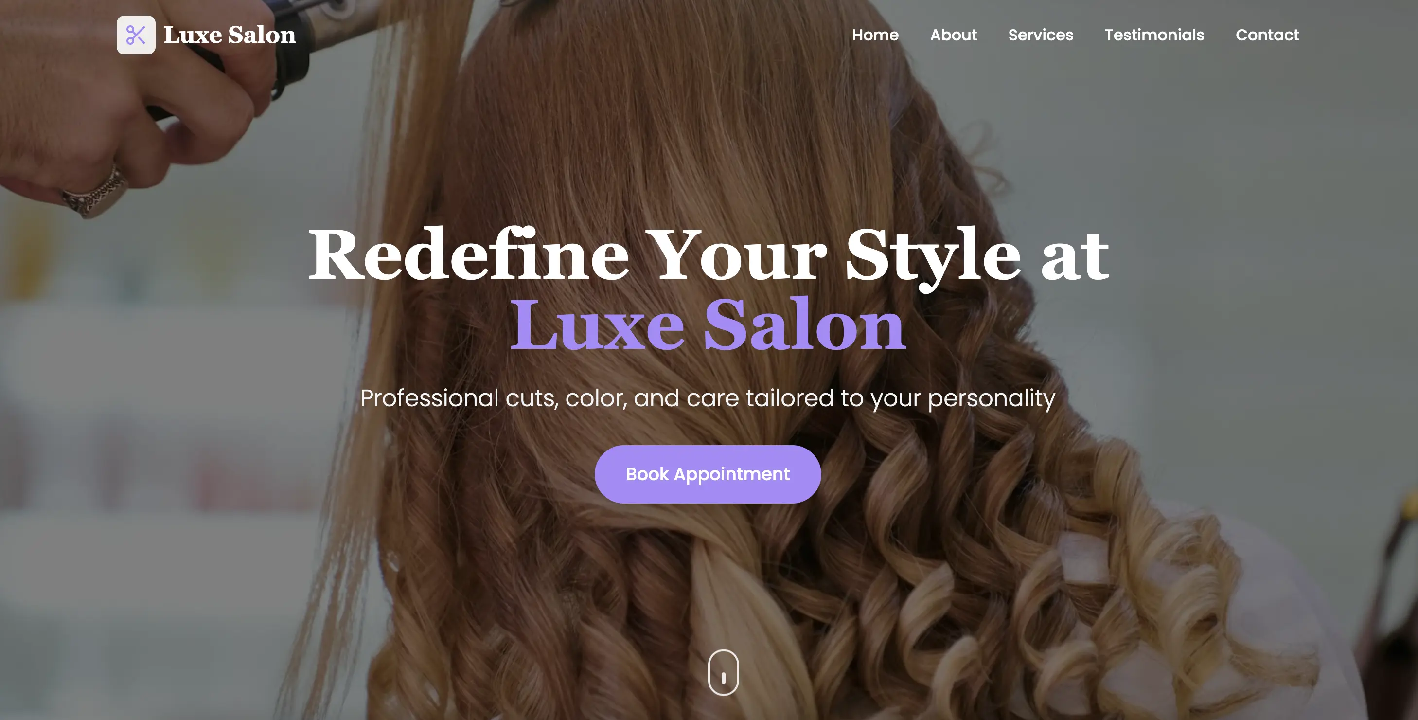 Hair Salon - Main View